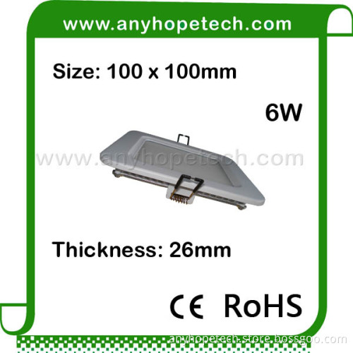 Recessed Epistar LED 6W DC24V high power led ceiling light